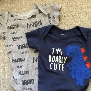 3-6 month boys onesies